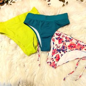 NWOT 3pk High Waist Medium bottoms